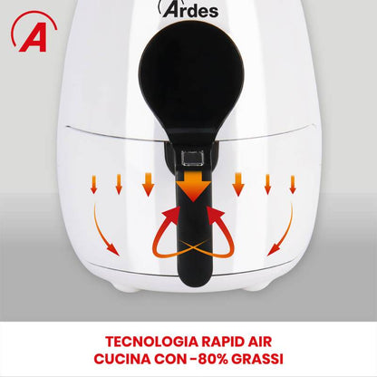 Friggitrice Ad Aria Touch 5Lt 1450W Ardes Delicia