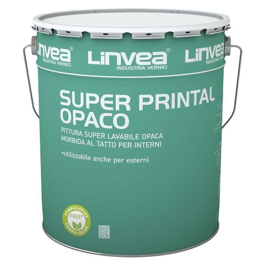 Super Printal Opaco Linvea | Pittura Super Lavabile